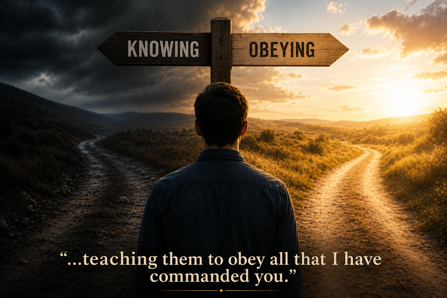 The Difference Between Knowing and Obeying